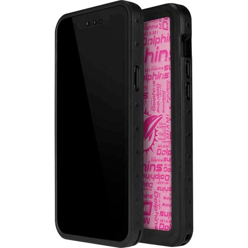 NFL Miami Dolphins - Blast Pink iPhone 15 Pro Waterproof Case